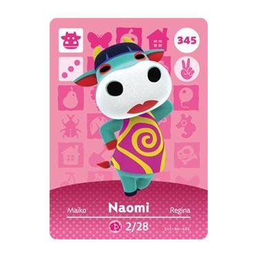 Imagem de Naomi – Cartão Amiibo Nintendo Animal Crossing Happy Home Designer Series 4 – 345