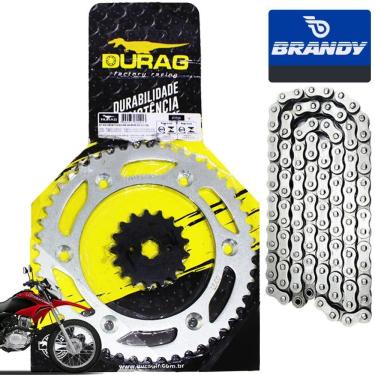Imagem de Kit Relação-Transmissão Nxr Bros 150 03 A 05 Durag+Brandy