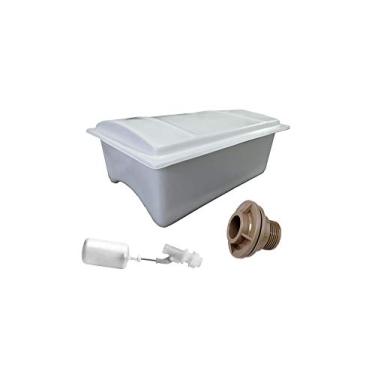 Imagem de Caixa reguladora de pressão de água para boiler solar com boia e flange Ribsol