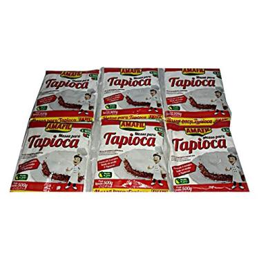 Imagem de kit c 6 Massa de Tapioca Amafil 500 GR