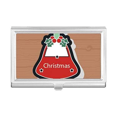 Imagem de Porta cartões de visita com ícone de desenho de Natal e sinos de Natal
