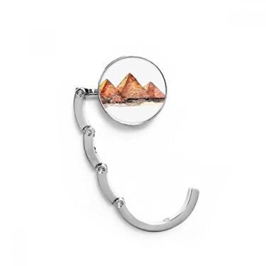 Imagem de Pirâmide do Egito de Gaza Gancho de Mesa Decorativo Fecho Gancho Dobrável