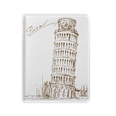 Imagem de Diário de capa macia para notebook Torre de Pisa Italy Pisa Italy