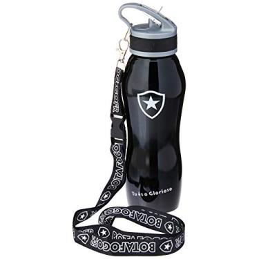 Imagem de Garrafa com Cordão, Botafogo, Preto, 650ml
