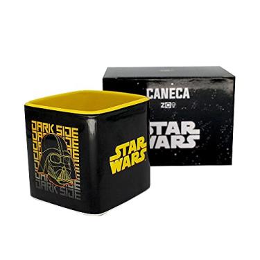 Imagem de Caneca de Porcelana Chá Café Star Wars Dark Geometric 300ml