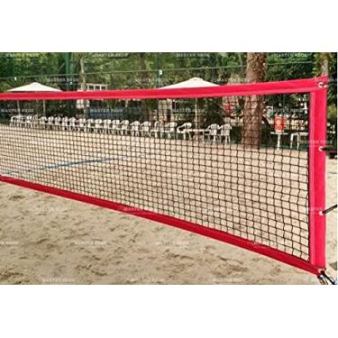 Imagem de Rede de Beach Tennis Master Rede - Fio 1,5mm - Seda - RT-BT - Vermelho