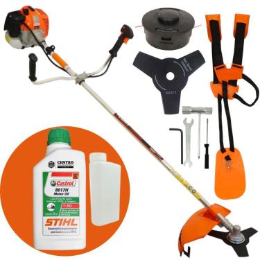 Imagem de Roçadeira Lateral Profissional Vulcan Vr620h 10500rpm 2 Tempos 62cc 3hp Para Mato Alto...