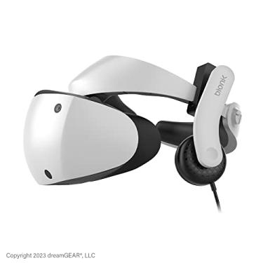 Imagem de Bionik Fones de ouvido VR fixáveis Mantis: compatível com PlayStation VR2, design ajustável, conecta-se diretamente ao PSVR, som Hi-Fi, design elegante/PS4/PS5