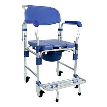 Imagem de Cadeira de Banho Obeso em Alumínio até 150kg D60 Dellamed