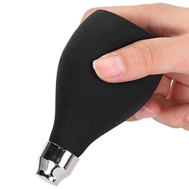 Imagem de Bomba de Spray de pó, Frasco de Spray de Silicone Recarregável para Fibras Capilares e pó Fino, Dispensador de pó Reutilizável, Preto