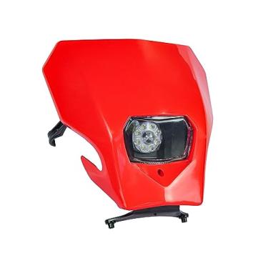 Imagem de Farol Completo Amx Carenagem + Bloco Farol Led Vermelho