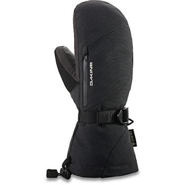 Imagem de Dakine Luva feminina de couro Sequoia Gore-TEX com palma de couro repelente de água, forro removível para tempestade e bolso de armazenamento, preto, pequeno