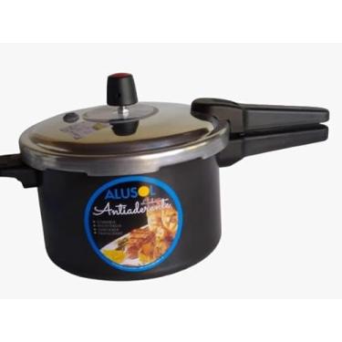 Imagem de Panela De Pressão 5 L Antiaderente Fechamento Externo Alusol