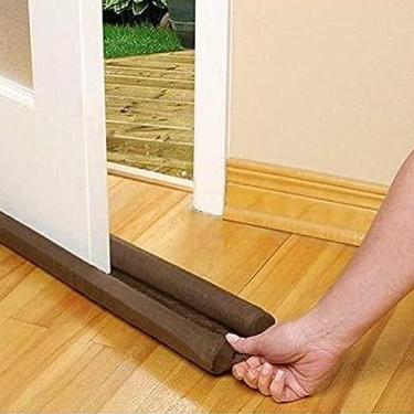 Imagem de Veda Portas Duplo Em Tecido Contra Insetos E Poeira 80cm