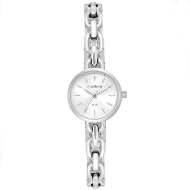 Imagem de Relógio MONDAINE feminino analógico prata 32589L0MVNM2