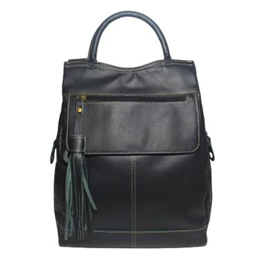 Imagem de Bolsa Para Notebook Em Couro Legítimo Feminina Com Pingente