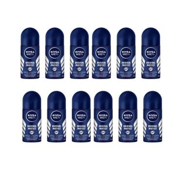 Imagem de Desodorante Roll-On Nivea 50Ml Masc  Protect-Kit12Un