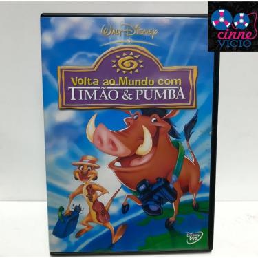 Imagem de volta ao mundo com timao e pumba dvd