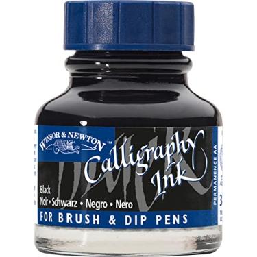 Imagem de Winsor & Newton Calligraphy Tinta para Caligrafia, Preto (Black), 30 ml