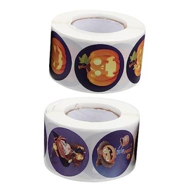 Imagem de UPKOCH 4 Rolos Adesivos Bruxa Presentes Para Mulheres Decorações De Festa De Halloween Etiqueta Etiqueta Crianças Presentes Festa De Halloween Favor Saco De Guloseimas Enchimento