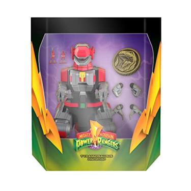 Imagem de Super7 ULTIMATES! Mighty Morphin Power Rangers Tyrannosaurus Dinozord - 8" Power Rangers Action Figure with Accessories Classic TV Show Collectibles and Retro Toys