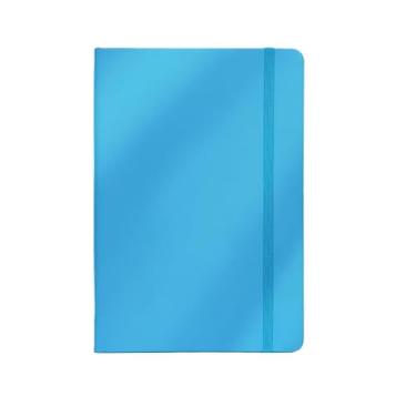Imagem de Joucien Caderno minimalista criativo para escritório empresarial caderno A5 alça Ledger-(100 folhas) alças A5s_ azul lago