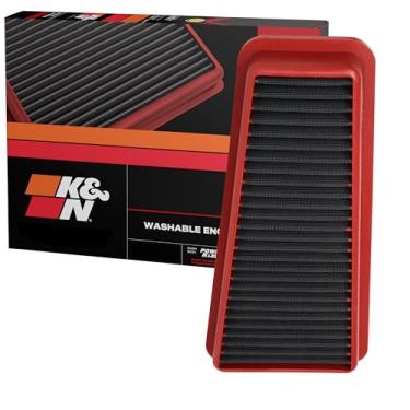 Imagem de K&N Filtro de ar do motor Dryflow Life: lavável, filtro de substituição: compatível com Toyota 2002-2015 caminhão médio e SUV V6 (4-Runner, Tacoma, Hilux, Land Cruiser, Prado, FJ Cruiser), SA-2281