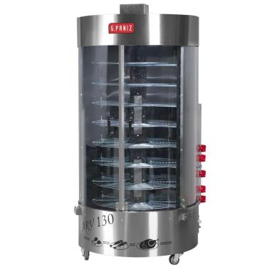 Imagem de Assador Rotativo Vertical Giratória Arv130 Qc G.paniz Assador A Gás Bivolt