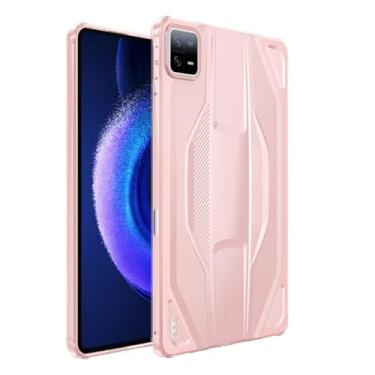 Imagem de Capa para tablet Xiaomi MI Pad 6 5 Pro à prova de choque capa traseira de silicone macio para xiaomi Mi Pad 5 6 Pro (rosa, para MI Pad 5)