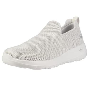 Imagem de Skechers Men's Go Max-Athletic Air Mesh Slip on Walking Shoe Sneaker, Off-White, 8.5