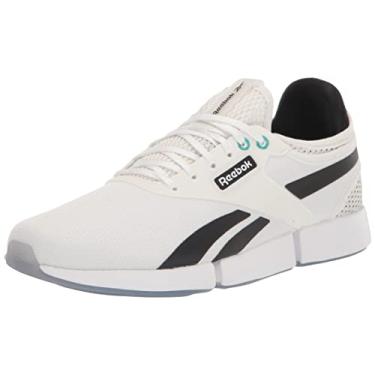 Imagem de Reebok Tênis de caminhada feminino Dailyfit DMX 2.5, Branco/preto/azul-petróleo clássico, 36