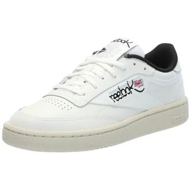 Imagem de Reebok Tênis masculino Club C, Giz/papel branco/núcleo preto, 39 BR