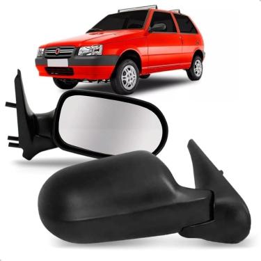 Imagem de Par Retrovisor Uno Economy 4 Portas Sem Controle