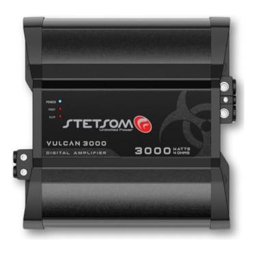 Imagem de Módulo Amplificador Stetsom Vulcan 3000 1 Canal 3000w Rms 4 Ohms