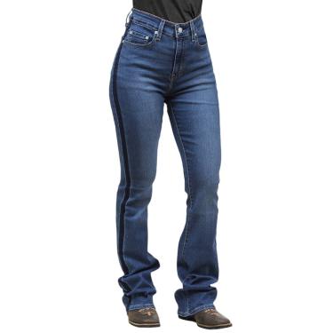 Imagem de Calça Feminina Jeans Azul 725 Boot Cut Levi`s 37268