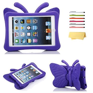 Imagem de UUcovers Capa infantil para Apple iPad Mini 5/Mini 4/Mini 3/Mini 2/Mini 1 com suporte, espuma EVA macia, leve, à prova de choque, suporte para iPad Mini 5ª/4ª/3ª/2ª/1ª geração, 7,9 polegadas,