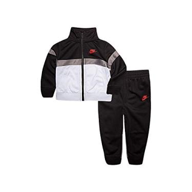 Imagem de Nike Agasalho masculino de 2 peças (preto (76E633-023)/branco, 2T)