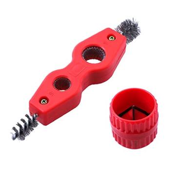 Imagem de Limpador de Tubos de Cobre, Alargador de Tubos de Cobre 4 Em 1 Limpador de Tubos de Cobre para Broca, Plástico de Alta Qualidade e Aço Inoxidável para PVC, PPR, Cobre, Alumínio,