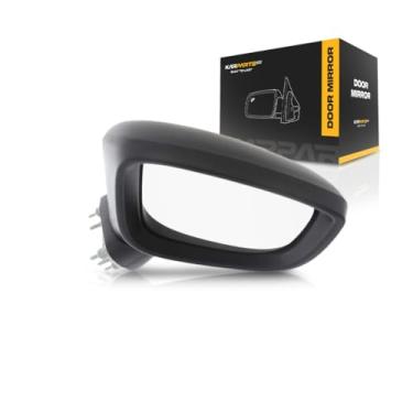 Imagem de Para Toyota Yaris iA 2017 2018 Espelho de Porta Lado do Passageiro | Alimentação | Dobrável Manual | Não Aquecido | Sem Reboque | Com Luz de Sinal | Sedan | Pintável | Substituição para 87908WB006