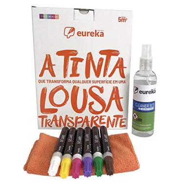 Imagem de Combo Tinta Lousa Transparente + Giz Líquido Eureka Paint