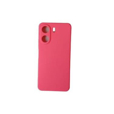 Imagem de Capa Veludo + Pelicula 3D Compatível Para Xiaomi Poco C65 - DB, Pink