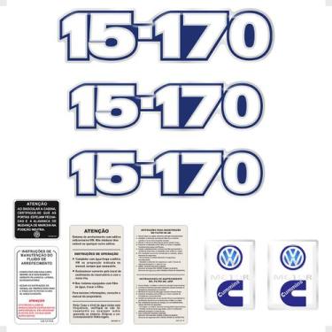 Imagem de Kit Adesivos Caminhão VW 15-170 Emblemas Resinados Generico - SPORTINO