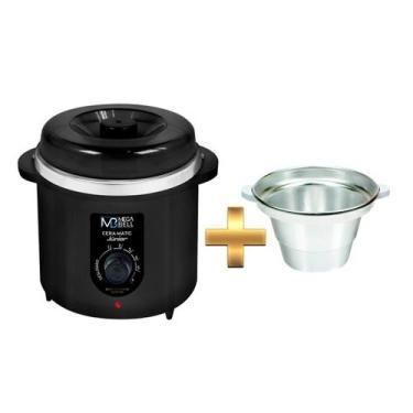 Imagem de Termocera Aquecedor de Cera Junior 400g Bivolt - Com Refil Preta - Meg