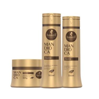 Imagem de Kit Shampoo e Condicionador e Máscara Hidratação e Fortalecimento Hask