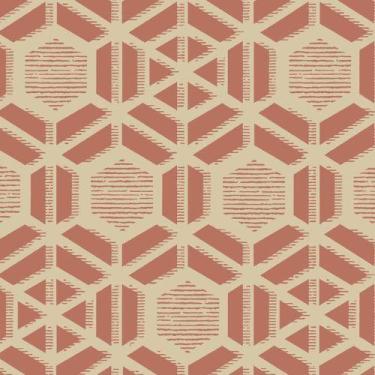 Imagem de Papel de Parede Capri Geométrico Dourado 190512606 - 1838