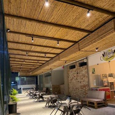 Imagem de Forro de Bambu para pergolado 1,0 m² Cobertura esteira com decoração S
