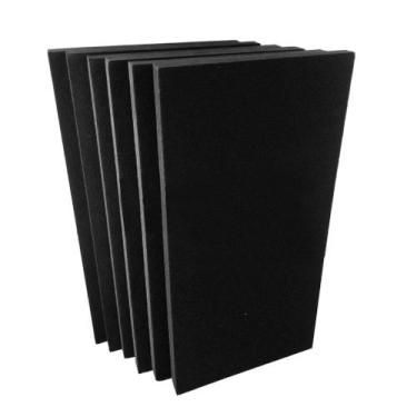 Imagem de Espuma Acúsitca em Placa Lã de Pet 06un Isolamento Térmico Acústica 12