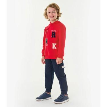 Imagem de Conjunto Infantil Blusão Com Calça Trick Nick Vermelho, Vermelho, 2