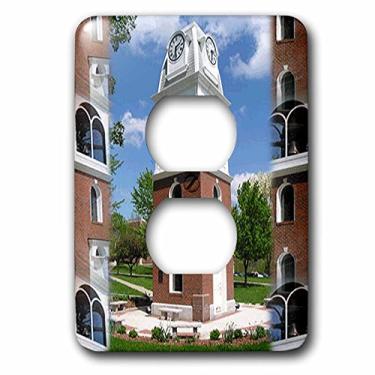 Imagem de 3dRose Tampa de tomada do campus lsp_61697_6 Torre sineira na Universidade do Rio Grande