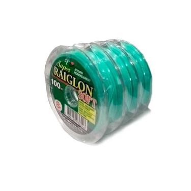 Imagem de Kit 3 Linhas Monofilamento Marine Sports Raiglon Soft 0,33mm 18lb/8,3K